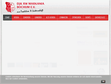 Tablet Screenshot of markania-bochum.de